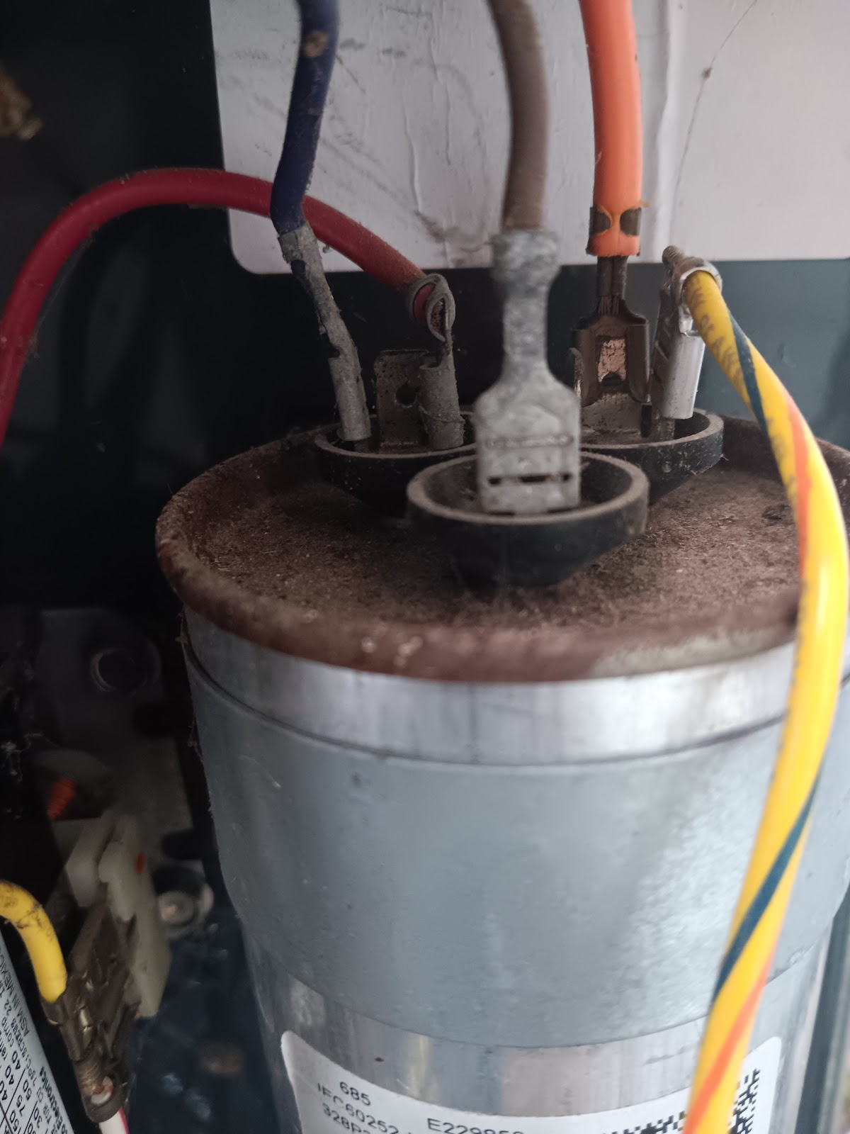 Worn capacitor replacement